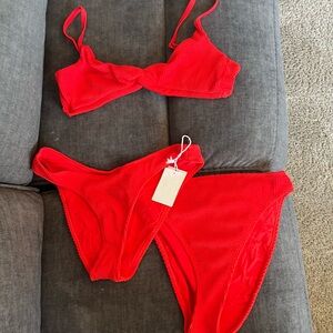 Good American Red Bikini Set